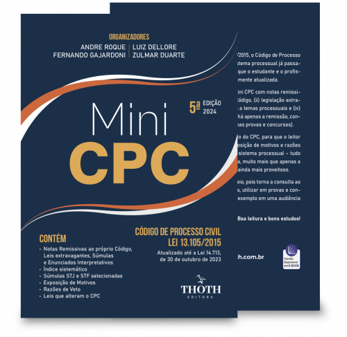 Mini CPC - Código de Processo Civil: Lei 13.105/2015