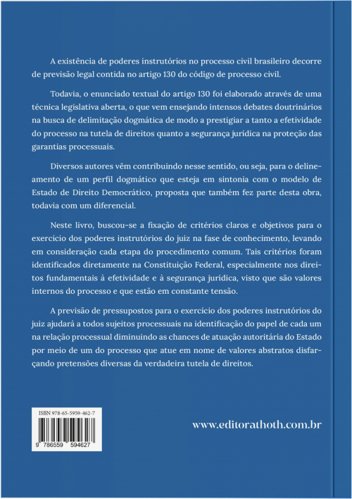 Poderes Instrutórios do Juiz no Processo Civil: Uma Proposta de Sistematização à Luz da Efetividade e da Segurança Jurídica