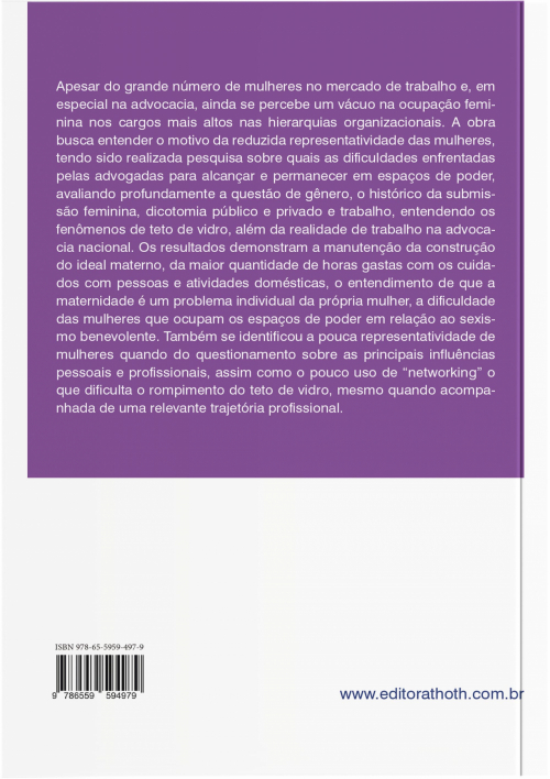 O Lugar das Mulheres: Apanhado Histórico e Atualidades Sobre Gênero e Trabalho na Ocupação de Espaços de Poder na Advocacia Brasileira