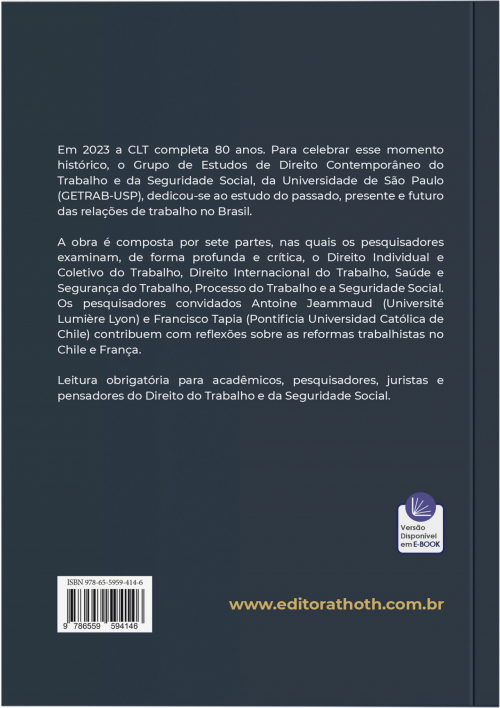 80 Anos da CLT: Passado, Presente e Futuro das Relações de Trabalho no Brasil