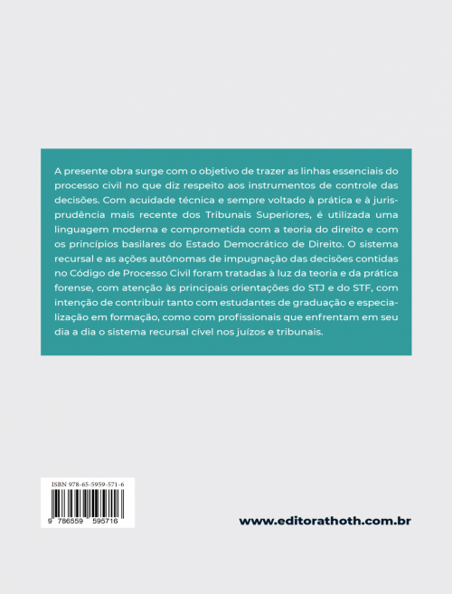 Recursos no Processo Civil: Teoria Geral, Recursos em Espécie e Ações Autônomas - 2ª Edição