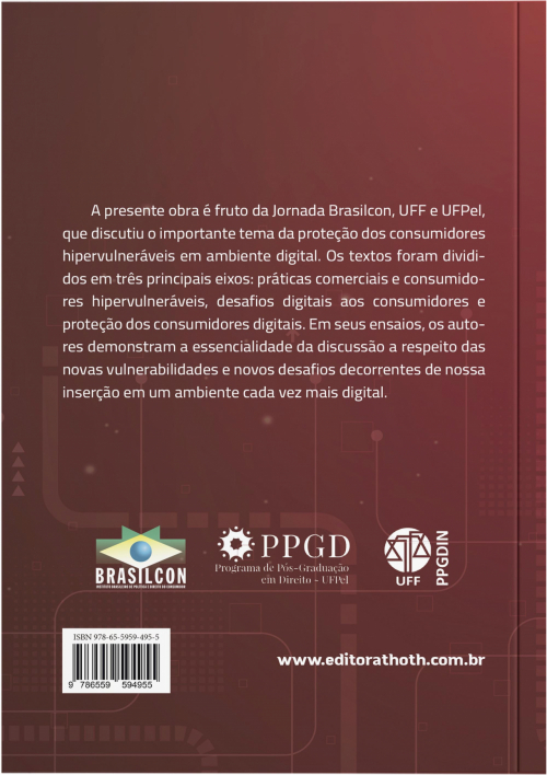 Proteção dos Hipervulneráveis em Ambiente Digital: Registros da Jornada BRASILCON, UFF e UFPEL