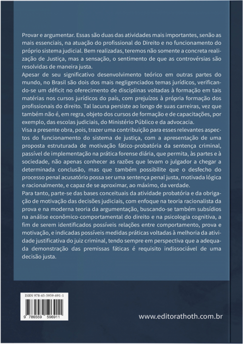 A Motivação Fático-Probatória da Sentença Penal: Uma Proposta Racionalista