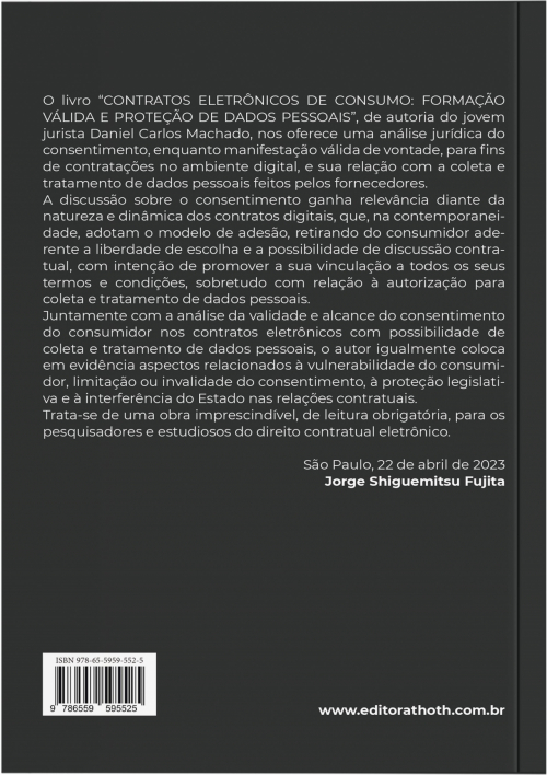 Contratos Eletrônicos de Consumo: Formação Válida e Proteção de Dados Pessoais