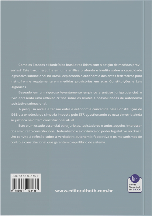 Medidas Provisórias Estaduais e Municipais