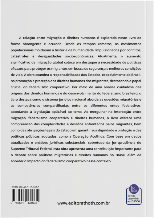 A Responsabilidade Sobre a Política Migratória no Federalismo Cooperativo Brasileiro