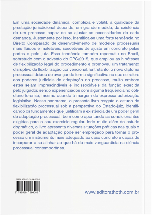 O Poder Geral de Adaptação do Processo: O Juiz e as Tendências Contemporâneas da Flexibilização Procedimental