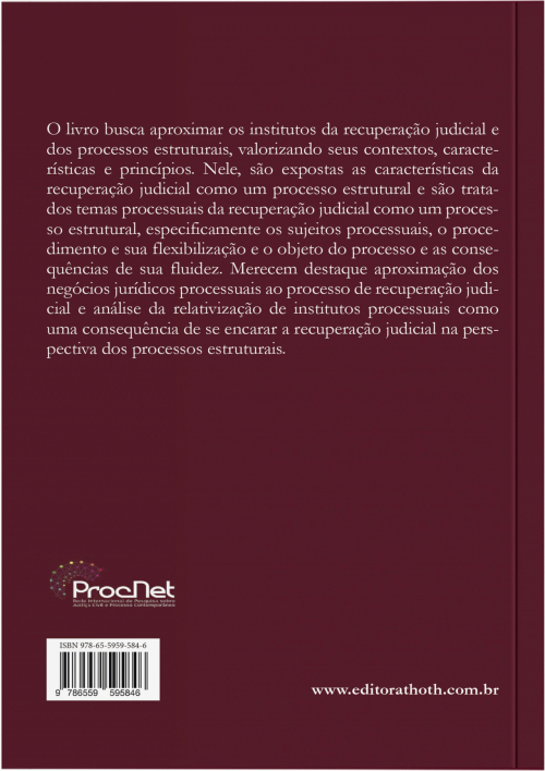 Recuperação Judicial como Processo Estrutural: Uma Proposta de Aproximação dos Temas