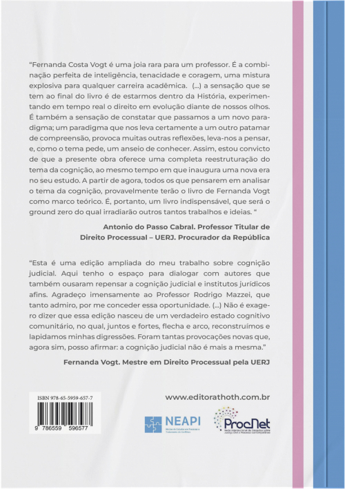 Cognição do Juiz no Processo - 3ª Edição