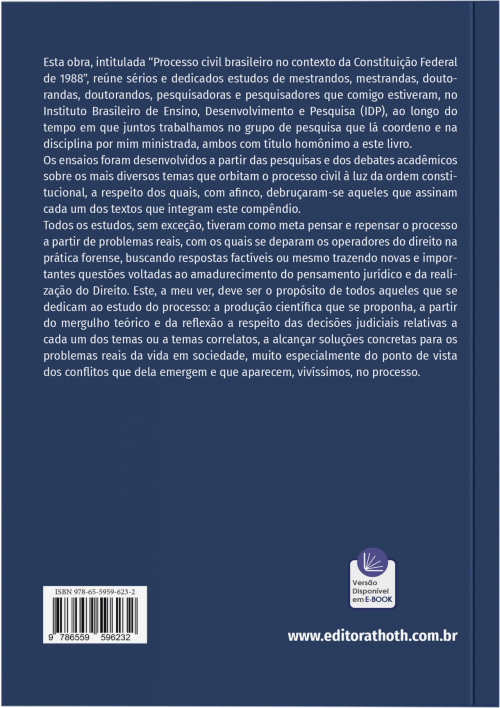 Processo Civil Brasileiro: No Contexto da Constituição Federal de 1988