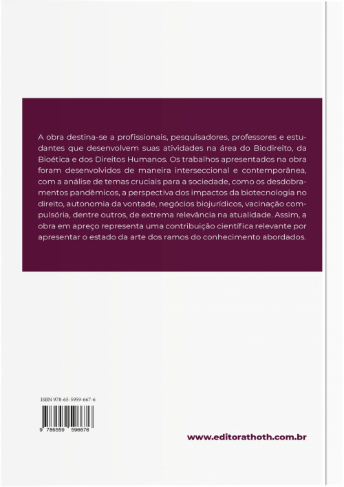 Biodireito e Direitos Humanos: Anais do I Congresso de Biodireito, Bioética e Direitos Humanos