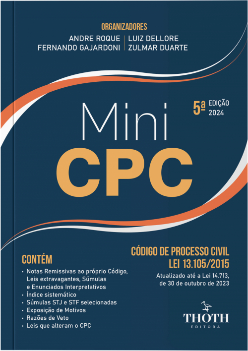 Mini CPC - Código de Processo Civil: Lei 13.105/2015