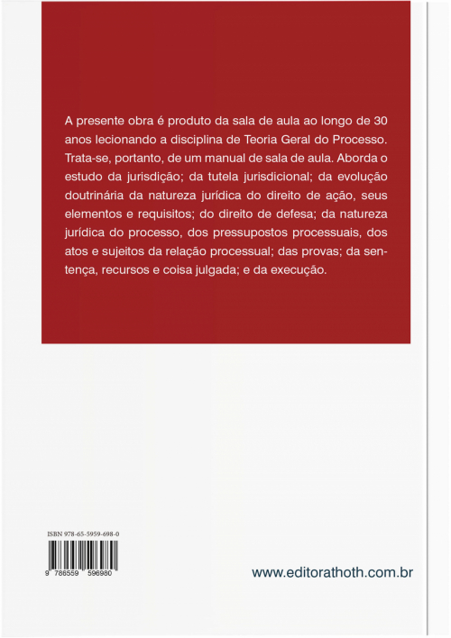 Teoria Geral do Processo - 4ª Edição