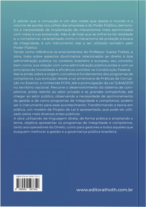 Programa de Integridade e Compliance como Direito Fundamental à Boa Administração Pública