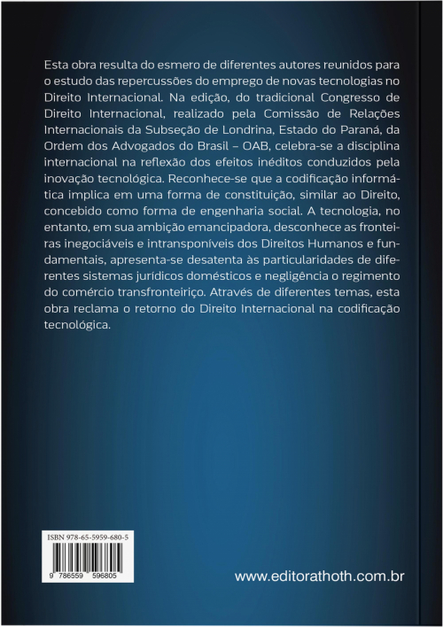 Desafios do Direito Internacional Contemporâneo: Respostas Jurídicas à Desafios Tecnológicos