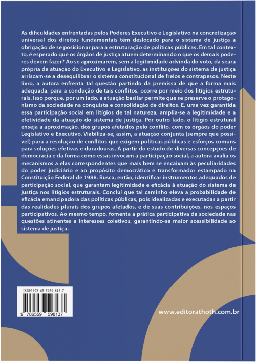 Litígios Estruturais e Participação Social: A Aplicação do Princípio Democrático Pelo Sistema de Justiça