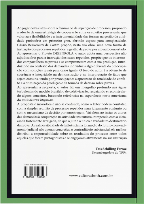 Processo Repetido e Gestão da Prova