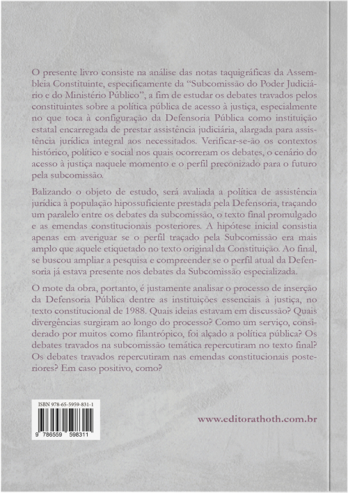 A Defensoria Pública e o Poder Constituinte