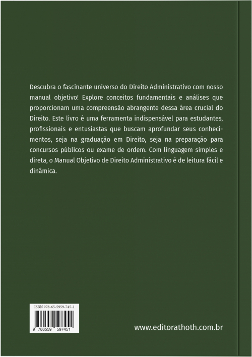 Manual Objetivo de Direito Administrativo - 4ª Edição