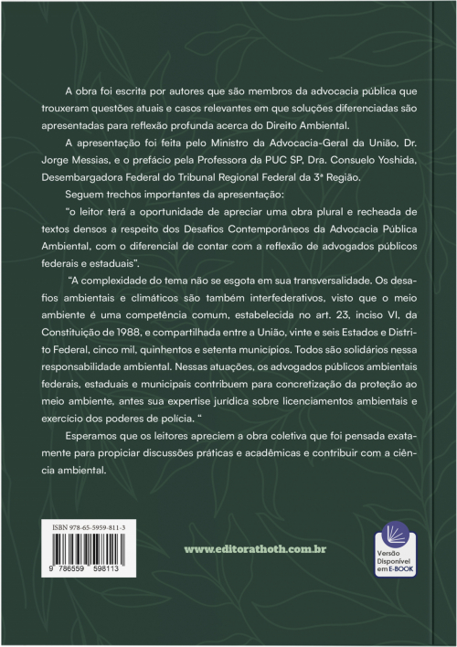 Desafios Contemporâneos da Advocacia Pública Ambiental