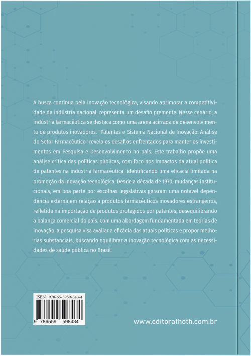 Patentes e Sistema Nacional de Inovação: Análise do Setor Farmacêutico