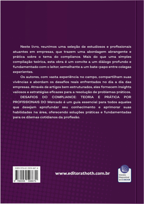 Desafios do Compliance: Teoria e Prática por Profissionais do Mercado