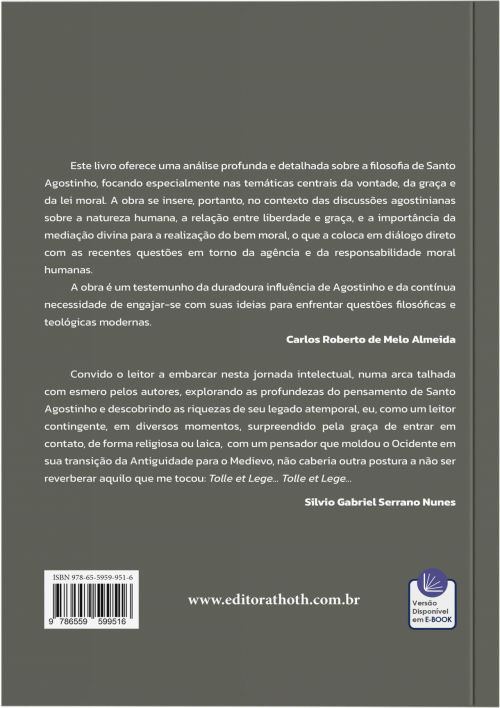 Vontade, Graça e Lei: A Metafísica da Interioridade em Agostinho