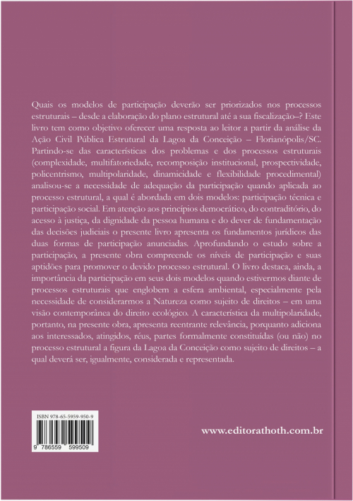 A Participação Técnica e Social no Processo Estrutural: Uma Análise a Partir da Ação Civil Pública da Lagoa da Conceição – Florianópolis/SC