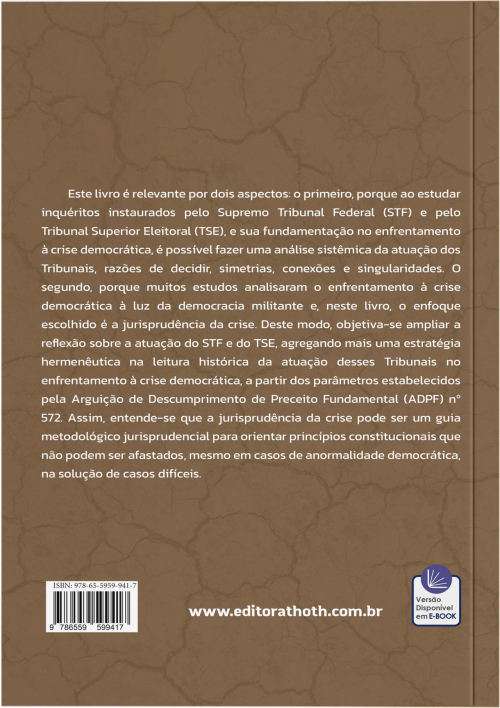 A Jurisprudência da Crise no Enfrentamento da Erosão Democrática Brasileira