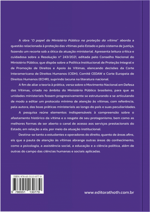 O Papel do Ministério Público na Proteção da Vítima: Uma Análise da Resolução nº 243/2021 do Conselho Nacional do Ministério Público