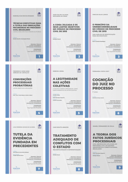 Coleção Processo, Técnicas e Tutela dos Direitos Existenciais e Patrimoniais