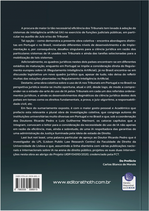 A Inteligência Artificial e os Tribunais em Portugal e no Brasil: Perspectivas Jurídicas