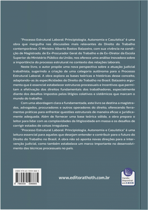 Processo Estrutural Laboral: Principiologia, Autonomia e Casuística