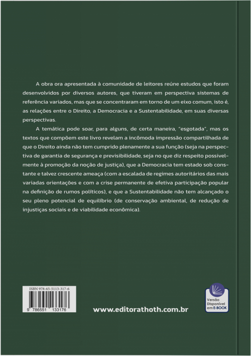 Direito, Democracia e Sustentabilidade