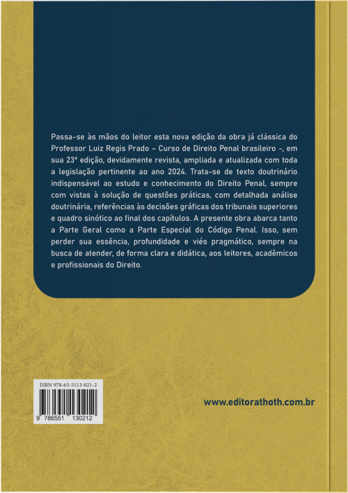 Curso de Direito Penal Brasileiro: Parte Geral - 23° Edição