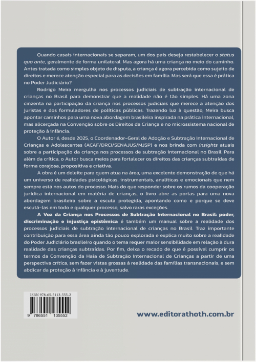 A Voz da Criança nos Processos de Subtração Internacional no Brasil: Poder, Discriminação e Injustiça Epistêmica