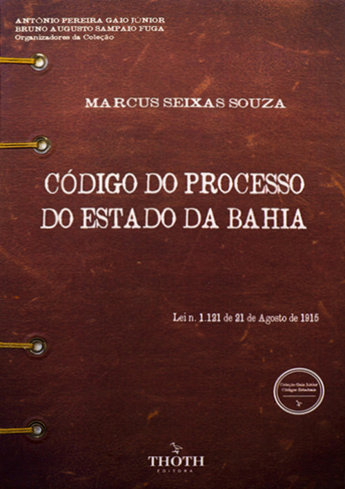 Código do Processo do Estado da Bahia - Versão Artesanal