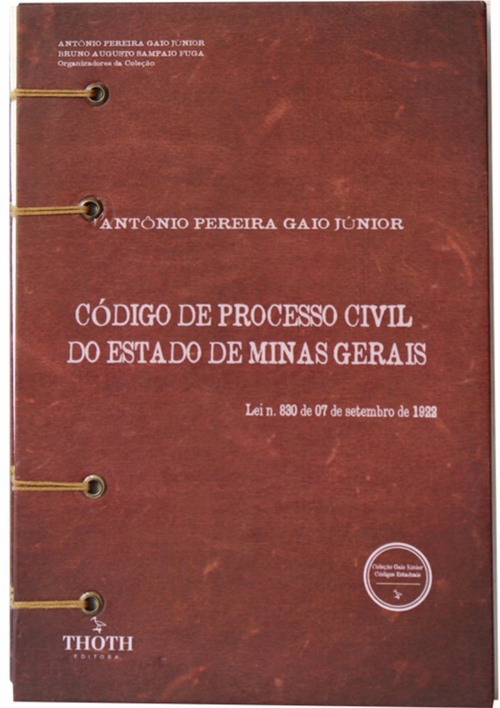 Código de Processo Civil do Estado de Minas Gerais - Versão Artesanal