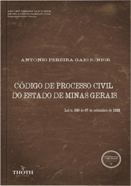 Código de Processo Civil do Estado de Minas Gerais - Versão Comum