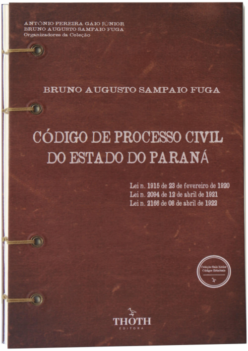 Código de Processo Civil do Estado do Paraná - Versão Artesanal