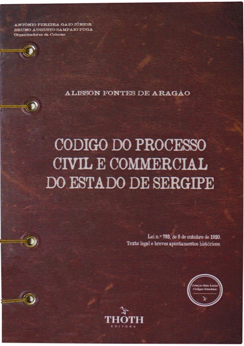 Codigo do Processo Civil e Commercial do Estado de Sergipe - Versão Artesanal