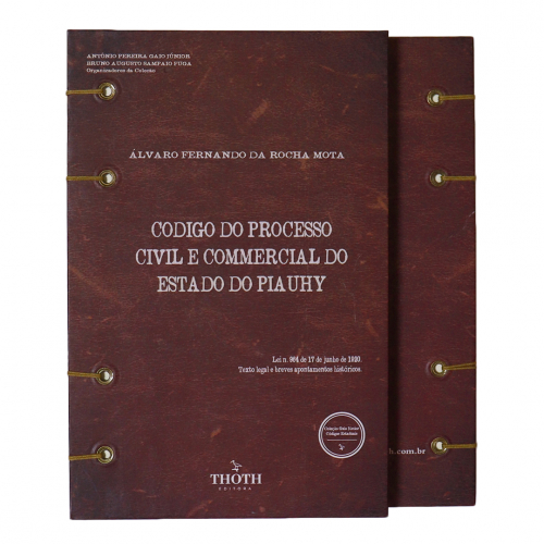 Codigo do Processo Civil e Commercial do Estado do Piauhy - Versão Artesanal