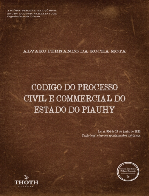 Codigo do Processo Civil e Commercial do Estado do Piauhy - Versão Comum