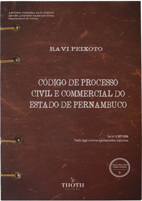 Código de Processo Civil e Commercial do Estado de Pernambuco - Versão Artesanal