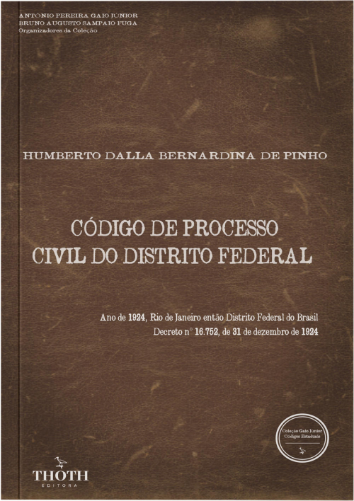 Código de Processo Civil do Distrito Federal - Versão Comum