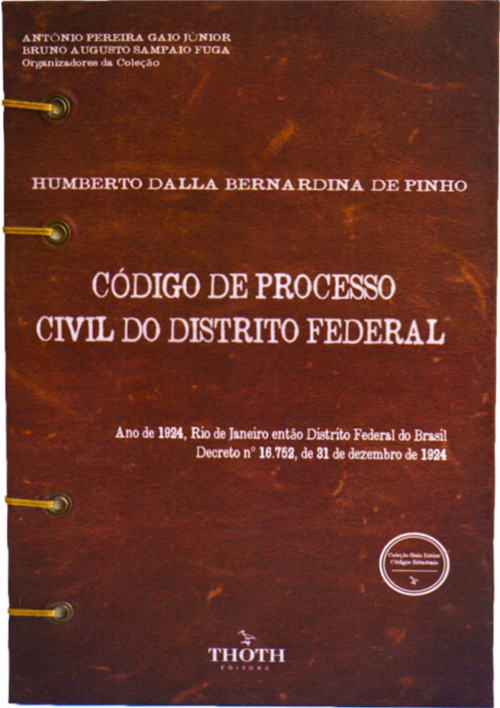 Código de Processo Civil do Distrito Federal - Versão Artesanal