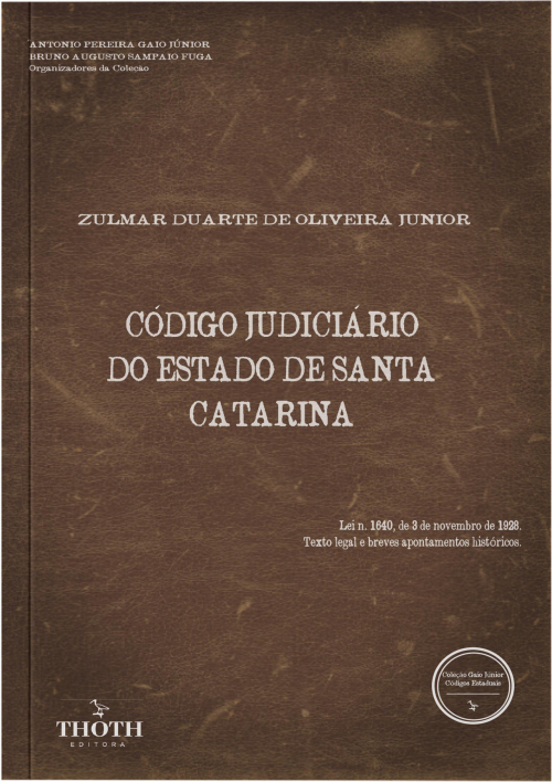 Código Judiciário do Estado de Santa Catarina - Versão Comum 