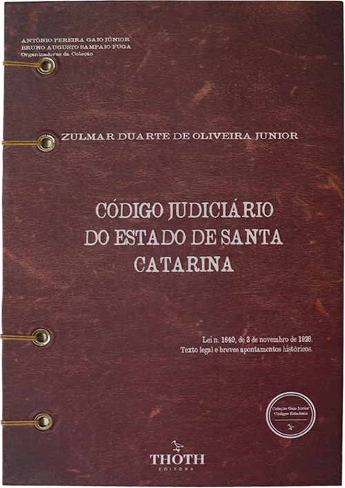 Código Judiciário do Estado de Santa Catarina - Versão Artesanal