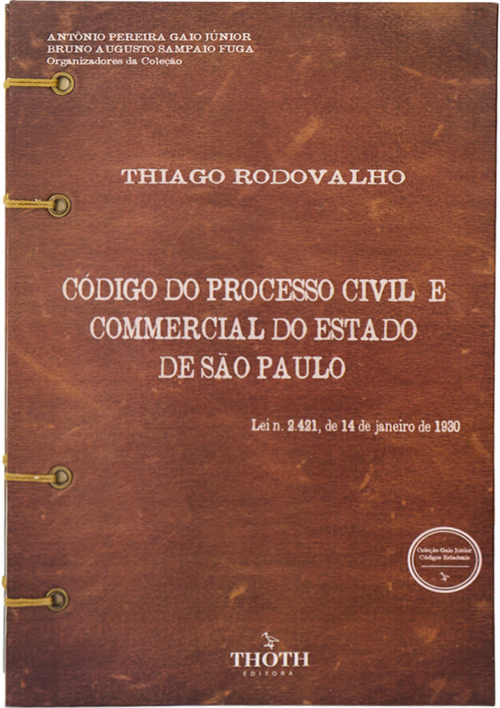 Código do Processo Civil e Commercial do Estado de São Paulo - Versão Artesanal