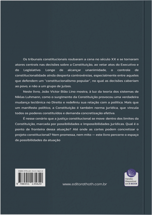A Concretização do Estado Constitucional Pela Justiça Constitucional: (Im)possibilidades Jurídicas